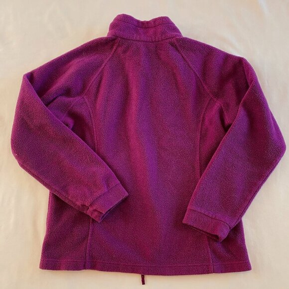 Columbia Benton Springs full zip purple fleece jacket Womens Extra Large warm - Picture 7 of 10